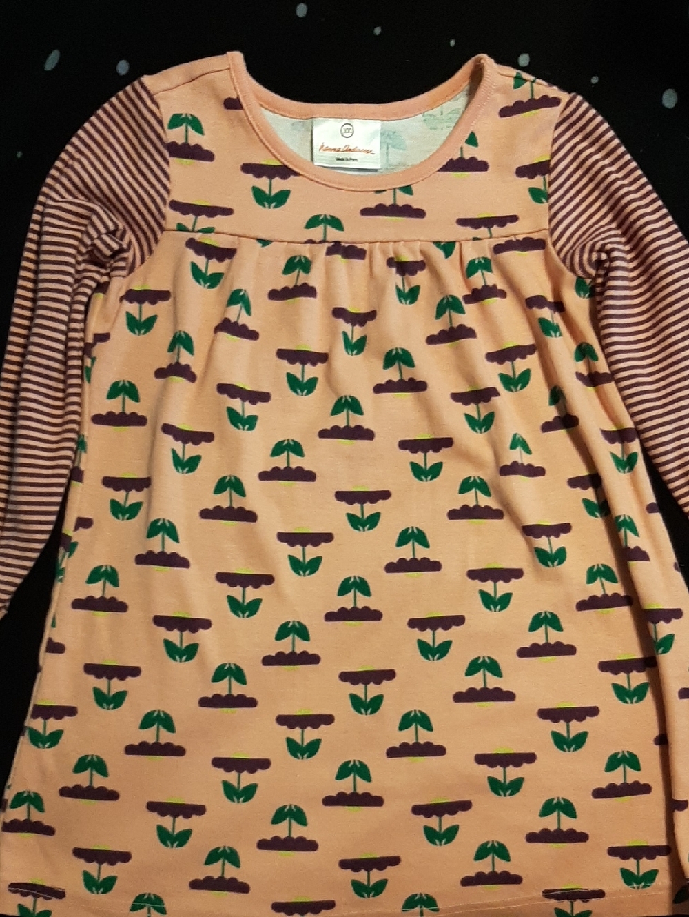 Hanna Andersson Floral Scandi Dress , So Soft & Adorable! Size 4/5 ( 100)